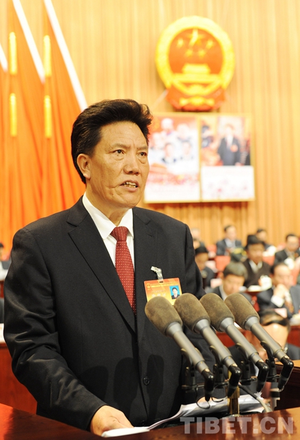 西藏第十屆人民代表大會五次會議開幕 
