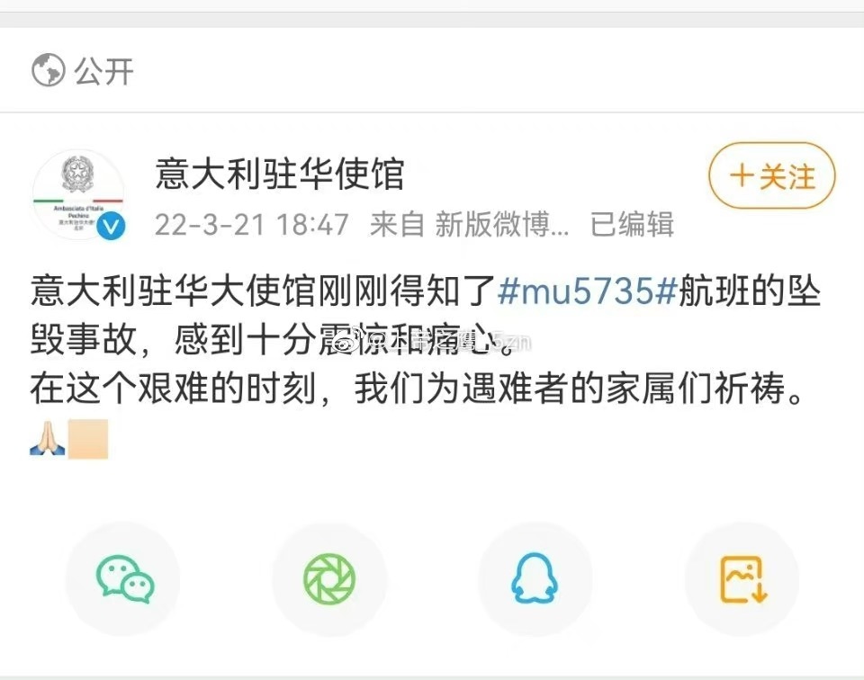 載132人東航客機(jī)墜毀 多國領(lǐng)導(dǎo)人以及聯(lián)合國秘書長表示哀悼