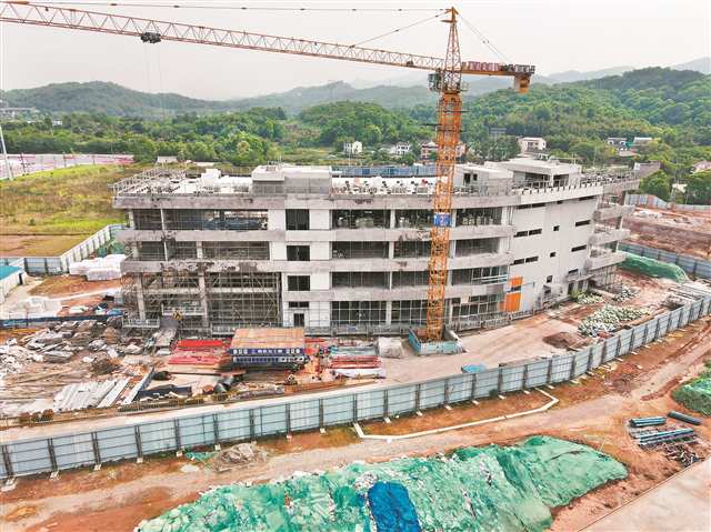 超瞬態(tài)實驗裝置項目建設(shè)現(xiàn)場。(受訪者供圖)