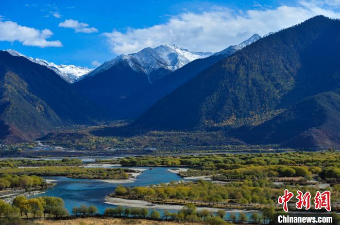 圖為11月8日拍攝的雅魯藏布大峽谷景色。 張偉 攝 圖為11月8日拍攝的雅魯藏布大峽谷景色?!垈?攝